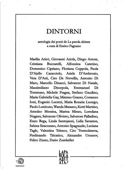 Dintorni - I Poeti de la Parola Abitata,Enrico Fagnano - ebook