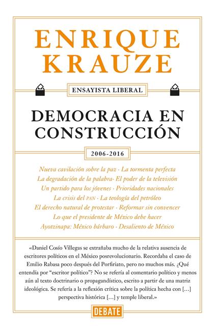 Democracia en construcción (Ensayista liberal 6)