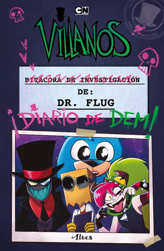 Villanos - Bitacora de investigación del Dr. Flug - Alan Ituriel,Cartoon Network - ebook