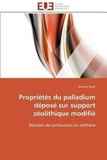 Propri t s Du Palladium D pos  Sur Support Z olithique Modifi 