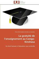 La Gratuit  de L Enseignement Au Congo-Kinshasa