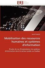 Mobilisation Des Ressources Humaines Et Syst mes d''information