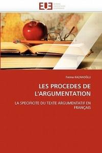 Les Procedes de l''argumentation - Kazano Lu-F - cover