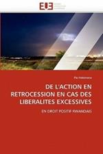 de l'Action En R trocession En Cas Des Liberalit s Excessives