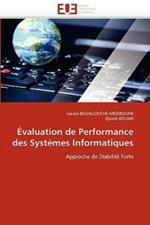 valuation de Performance Des Syst mes Informatiques