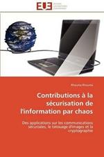 Contributions   La S curisation de l'Information Par Chaos