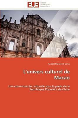 L'Univers Culturel de Macao - Cenis-A - cover