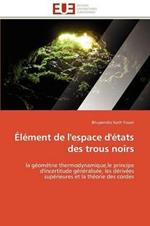 l ment de l'Espace d' tats Des Trous Noirs