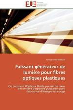 Puissant G n rateur de Lumi re Pour Fibres Optiques Plastiques