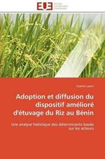 Adoption Et Diffusion Du Dispositif Am lior  d' tuvage Du Riz Au B nin