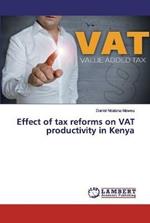 Effect of tax reforms on VAT productivity in Kenya