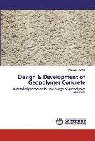 Design & Development of Geopolymer Concrete