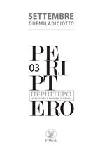 Periptero. Letteratura e dintorni in Grecia (2018). Vol. 3: Settembre.