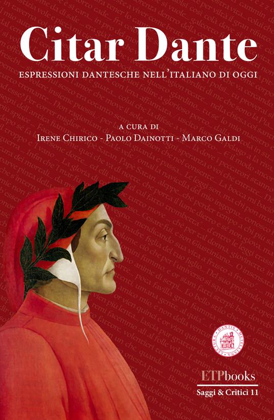 Citar Dante. Espressioni dantesche per l'italiano di oggi - copertina