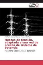 Huecos de tension, adaptada a una red de prueba de sistema de potencia