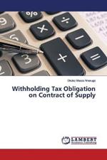 Withholding Tax Obligation on Contract of Supply