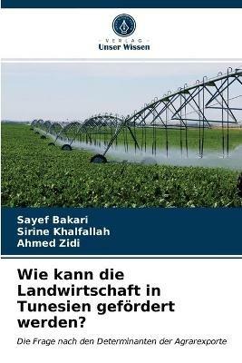 Wie kann die Landwirtschaft in Tunesien gefoerdert werden? - Sayef Bakari,Sirine Khalfallah,Ahmed Zidi - cover