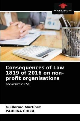 Consequences of Law 1819 of 2016 on non-profit organisations - Guillermo Martinez,Paulina Chica - cover