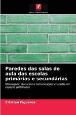 Paredes das salas de aula das escolas primarias e secundarias