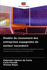 Modele de classement des entreprises espagnoles du secteur secondaire