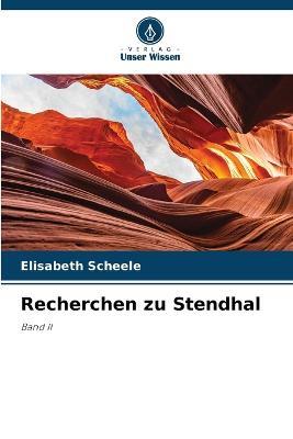 Recherchen zu Stendhal - Elisabeth Scheele - cover