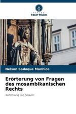 Eroerterung von Fragen des mosambikanischen Rechts