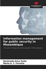 Information management for public security in Mozambique