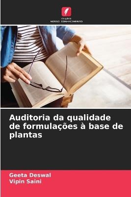 Auditoria da qualidade de formulações à base de plantas - Geeta Deswal,Vipin Saini - cover