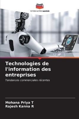 Technologies de l'information des entreprises - Mohana Priya T,Rajesh Kanna R - cover