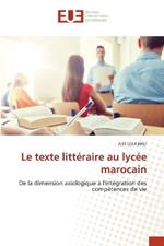 Le texte littéraire au lycée marocain