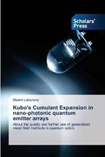 Kubo's Cumulant Expansion in nano-photonic quantum emitter arrays