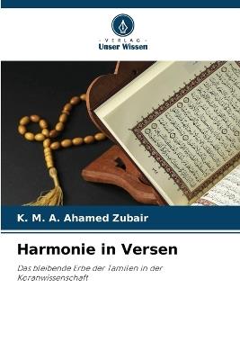 Harmonie in Versen - K M a Ahamed Zubair - cover