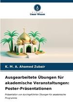 Ausgearbeitete Übungen für akademische Veranstaltungen: Poster-Präsentationen