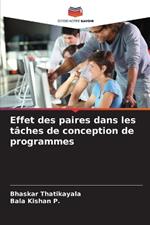 Effet des paires dans les tâches de conception de programmes