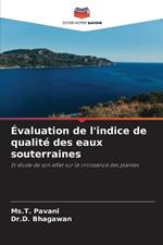 ?valuation de l'indice de qualit? des eaux souterraines