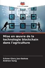 Mise en oeuvre de la technologie blockchain dans l'agriculture