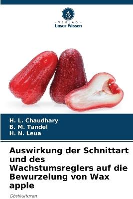 Auswirkung der Schnittart und des Wachstumsreglers auf die Bewurzelung von Wax apple - H L Chaudhary,B M Tandel,H N Leua - cover