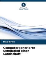 Computergenerierte Simulation einer Landschaft