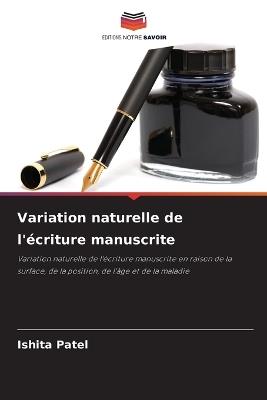 Variation naturelle de l'?criture manuscrite - Ishita Patel - cover