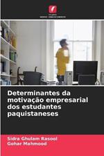 Determinantes da motivação empresarial dos estudantes paquistaneses