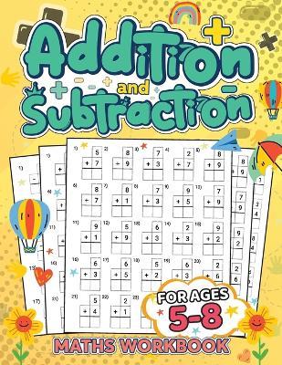 Math Workbook for Kids: Addition Substraction Division Multiplication for Kids - Math Activity Book for Children - Laura Bidden - cover