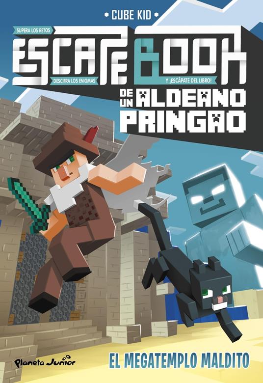 Escape book de un aldeano pringao. El megatemplo maldito - Cube Kid,Paula Fernández Espriu - ebook