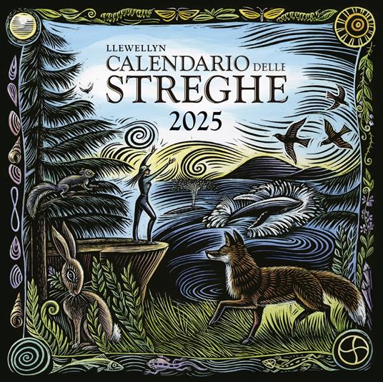 Calendario delle streghe 2025 - Llewellyn - copertina