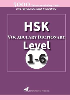 HSK Vocabulary Dictionary Level 1-6 - Comtebarcelona - cover