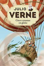 Julio Verne - Cinco semanas en globo (edición actualizada, ilustrada y adaptada)