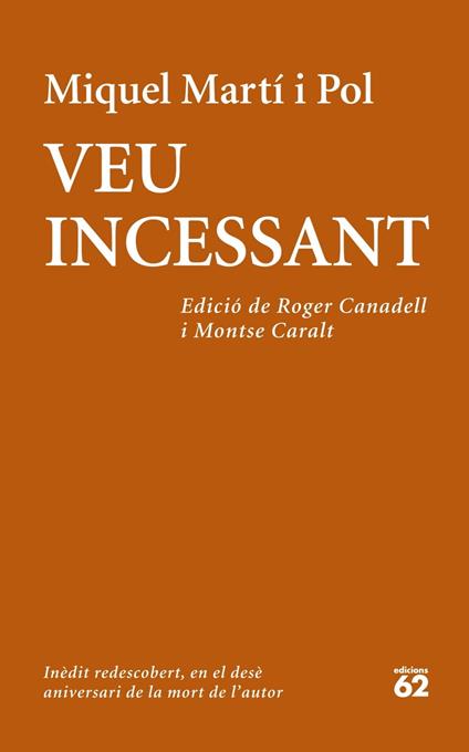 Veu incessant - Miquel Martí i Pol - ebook