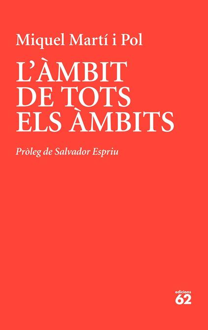 L'àmbit de tots els àmbits - Miquel Martí i Pol - ebook