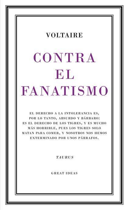 Contra el fanatismo religioso (Serie Great Ideas 39)