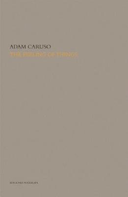 The Feeling of Things Adam Caruso Libro in lingua inglese