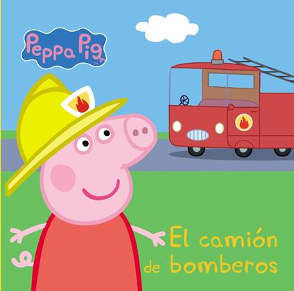 Peppa Pig. Libro de cartón - El camión de bomberos - Eone,Hasbro - ebook